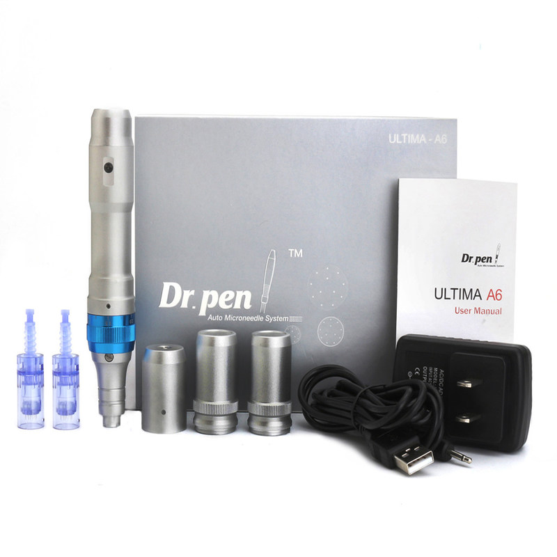 Dr Pen Ultima A6 입술용 전기 마이크로네일 롤러 1/3/7/9/12/24/36/42/나노네일