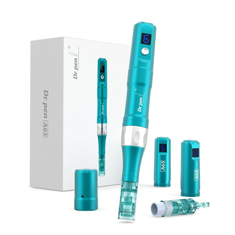 Dr pen A6S 무선 / 유선 2 in 1 미용 개인 관리용 전기 마이크로네일링 장치