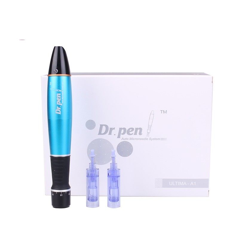 400mAh 배터리 Dr 펜 A1W 다기능 전기 얼굴 빛나는 마이크로 바늘 무선 피부 펜
