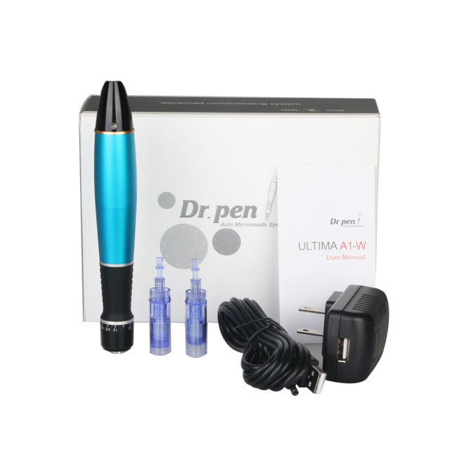 400mAh 배터리 Dr 펜 A1W 다기능 전기 얼굴 빛나는 마이크로 바늘 무선 피부 펜