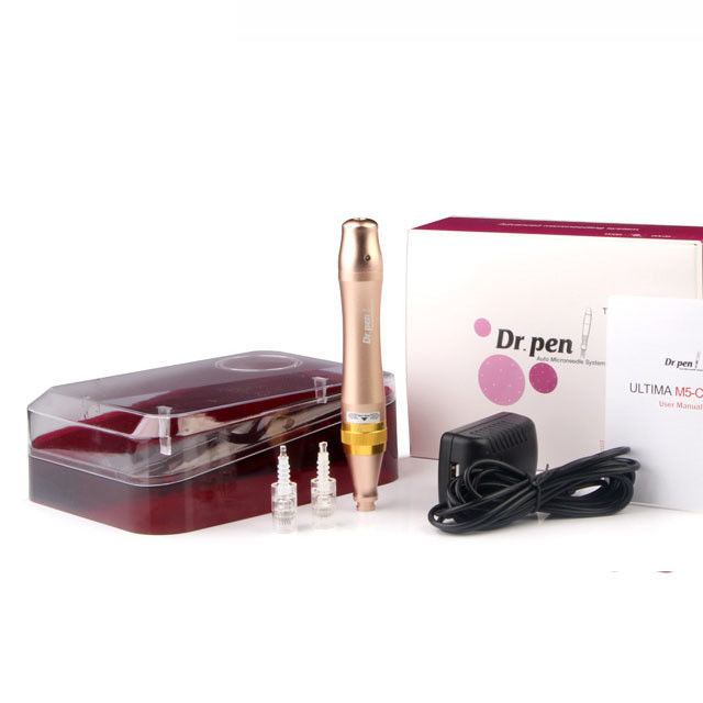 Dr Pen M5-W 골드 데르마펜과 1/3/7/9/12/24/36/42 바늘으로 피부를 활성화하십시오.