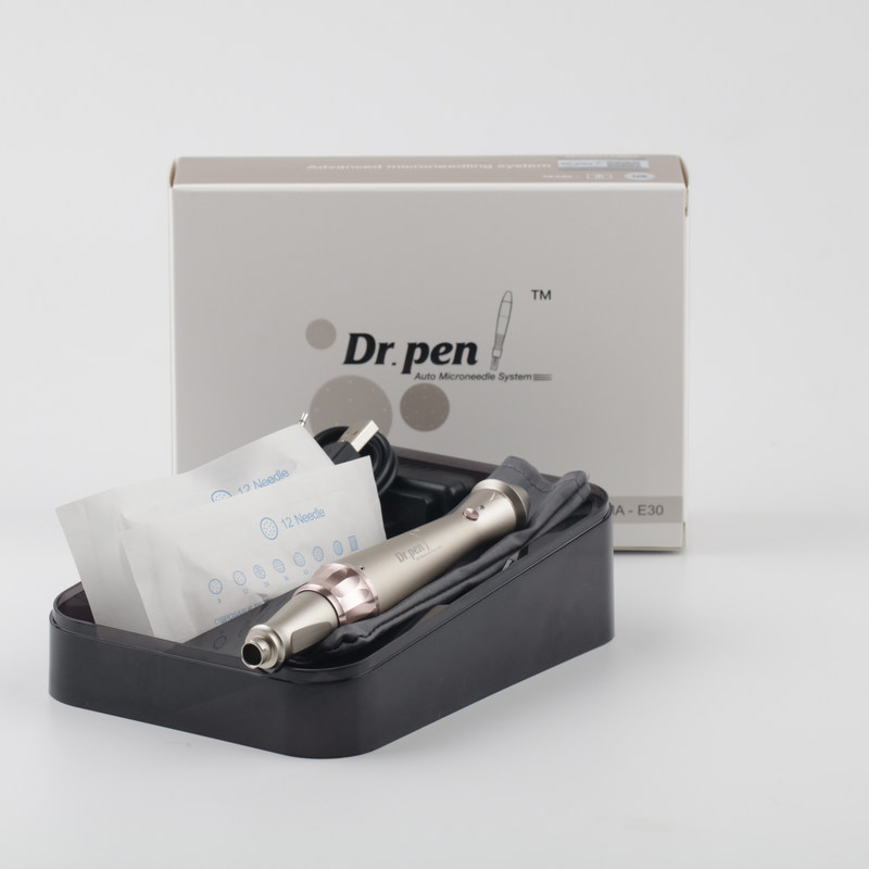 Dr.pen E30 C 와이어드 데르마 펜 알루미늄 합금 껍질과 함께 전문 피부 관리 기계
