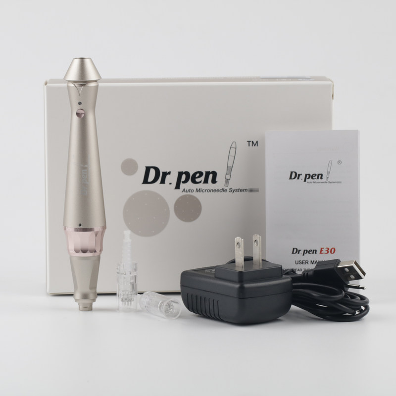 Dr.pen E30 C 와이어드 데르마 펜 알루미늄 합금 껍질과 함께 전문 피부 관리 기계