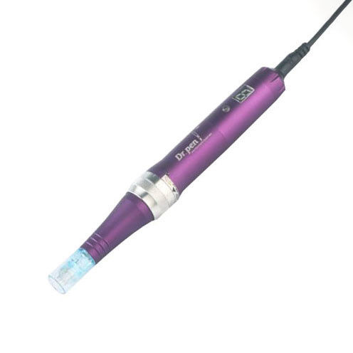 알루미늄 합금 몸체 Dr 펜 X5 Derma 펜 자동 마이크로네일 시스템 UK 플러그에 대한 조정 가능한 바늘 길이