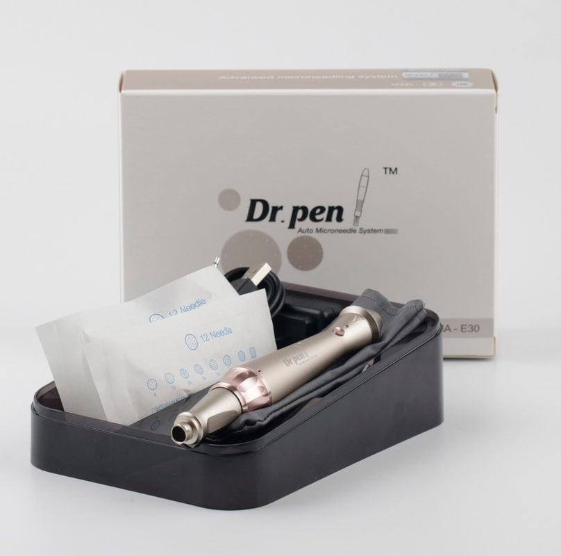 핑크 실버의 노화 방지용 Dr Pen E30 전기 델마 피부 관리 아름다움 기계