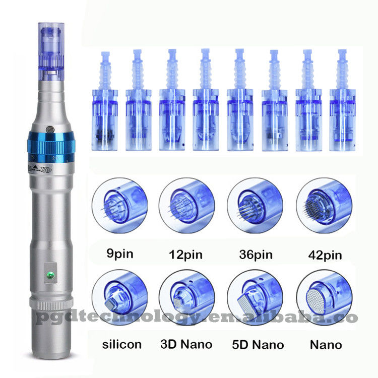 얼굴 표적 영역 모든 피부 펜 바늘 바ayonet 데르마 펜 A1/A6 마이크로 바늘 카트리지는